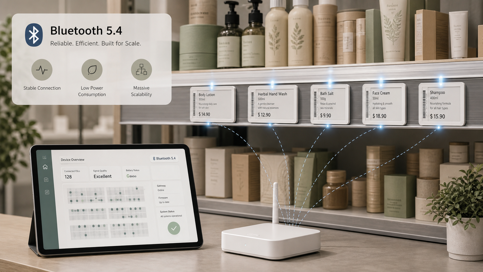 Bluetooth 5.4 ESL