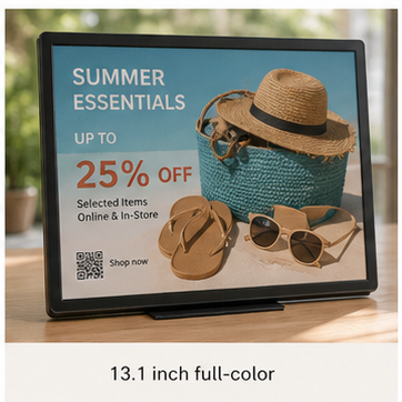 13.1 inch full-color ESL