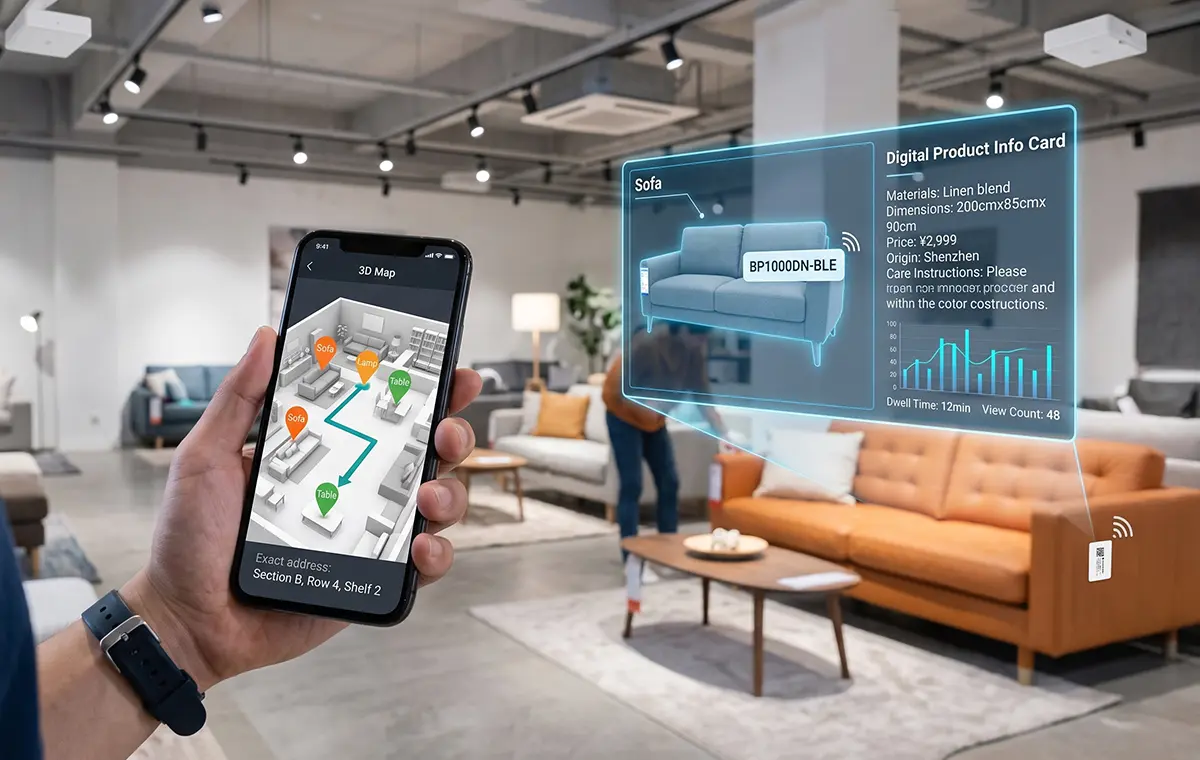 Paper BLE & NFC Asset Beacon: Smart Positioning for Home Retail 110 Paper BLE & NFC Asset Beacon