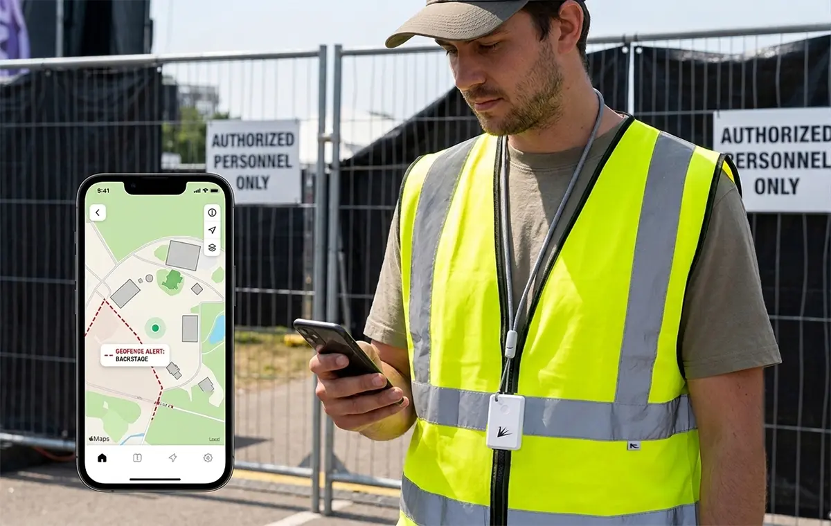 Beacon Card Solution for Music Festival Personnel Safety & Location Tracking 110 Music Festival Personnel Safety