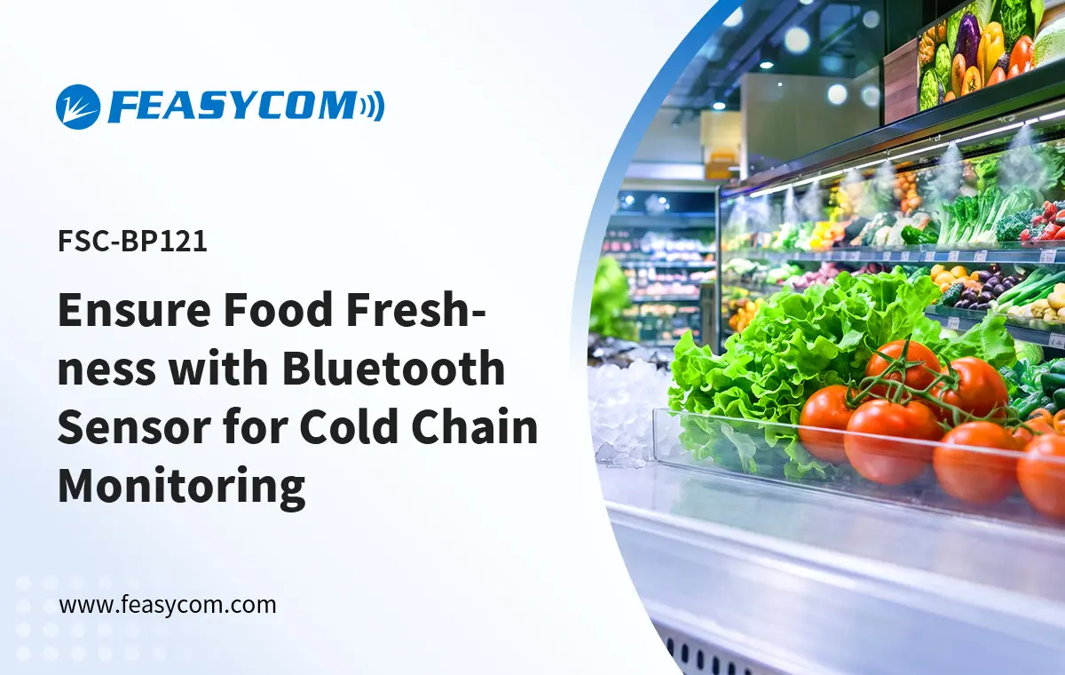 Ensure Food Freshness with Bluetooth Sensor for Cold Chain Monitoring